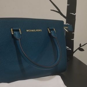 Michael Kors Teal Satchel